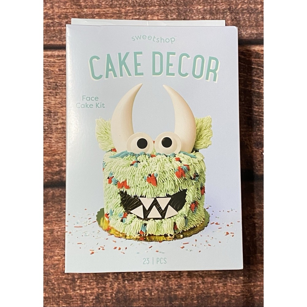 The Sweetshop Cake Decor Face Kit (23 Piece) buy American Crafts Reusable (New)